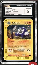 2003 Pokemon Skyridge Poliwrath Holo CGC 8 #H24 LOW POP “READ DESC” on eBay
