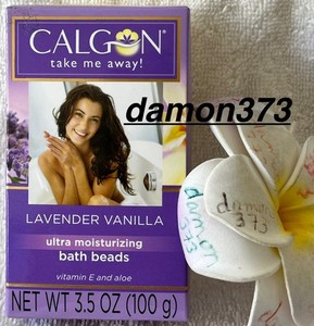 CALGON***Lavender Vanilla***Ultra Moisturizing Bath Beads~~~3.5 OZ/100 g~~~NEW