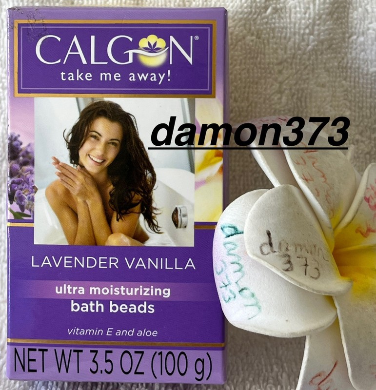 CALGON***Lavender Vanilla***Ultra Moisturizing Bath Beads~~~3.5 OZ/100 g~~~NEW