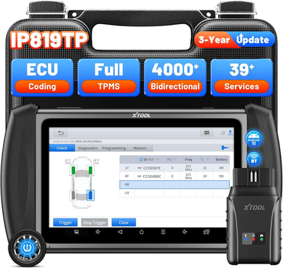 #ad #ad XTOOL IP819TP Full TPMS Diagnostic Tool Bidirectional ECU Coding 39 Services $449.00