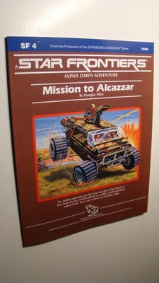 STAR FRONTIERS SF4 MISSION TO ALCAZZAR *NEW NM/MT 9.8 NEW* DUNGEONS DRAGONS