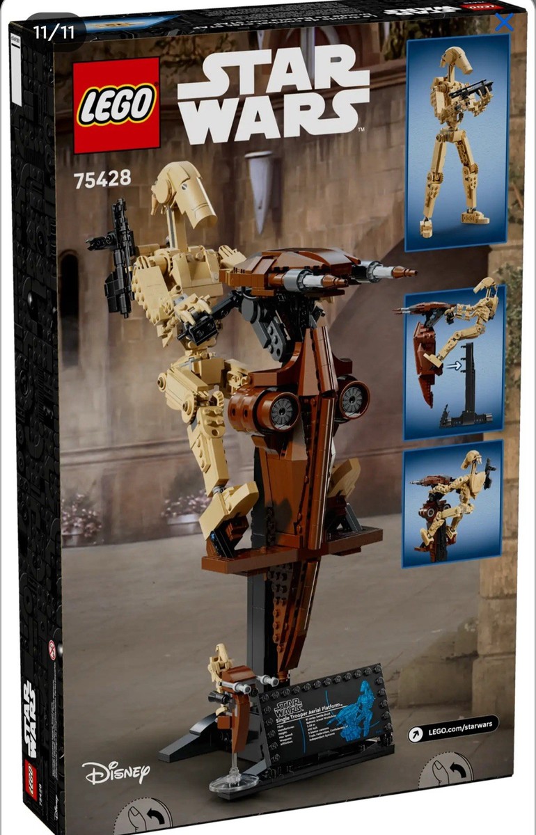 LEGO #75428 Star Wars: Battle Droid W/STAP: Brand New in Box! Fast