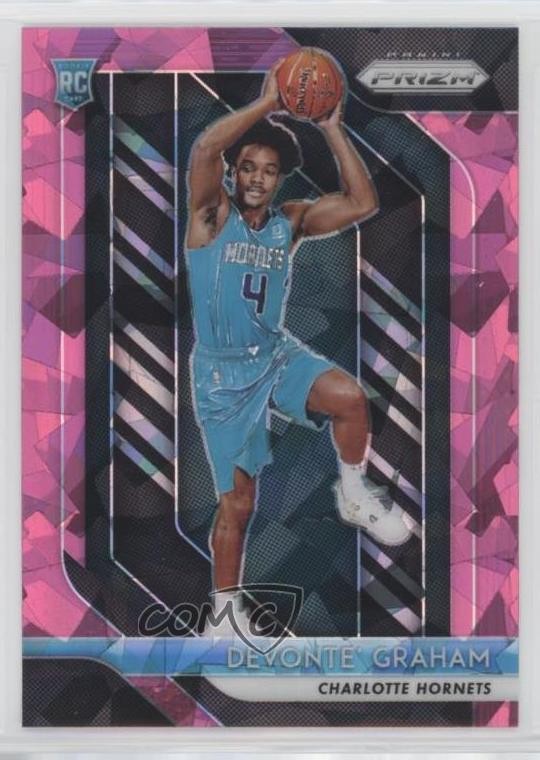 2018-19 Panini Prizm Pink Ice Prizm Devonte' Graham #288 01h8