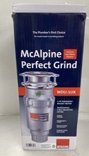 McAlpine Perfect Grind Kitchen Sink Food Drain Waste Disposal Unit (WDU-1ASUK)