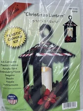 Design Works Christmas Lantern Plastic Canvas Craft Kit 3313