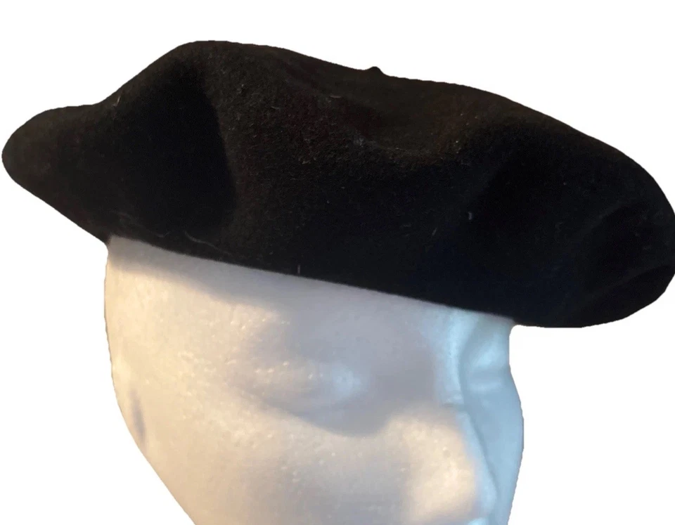 Boina Vasca Alpina Super Lujo Negra Hecha en España  Foto 2 de 4