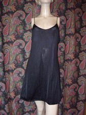 Vintage Vanity Fair Polyester Sheath Full Mini Slip Nighty Lingerie 36