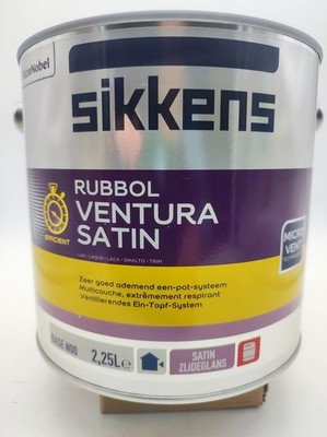 Sikkens Rubbol Ventura Satin Base N00 Holzlack Fensterlack 900ml-2,25l
