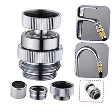 Brass sink faucet to garden hose adapter, Sink Faucet Adapter Faucet Adapter-B