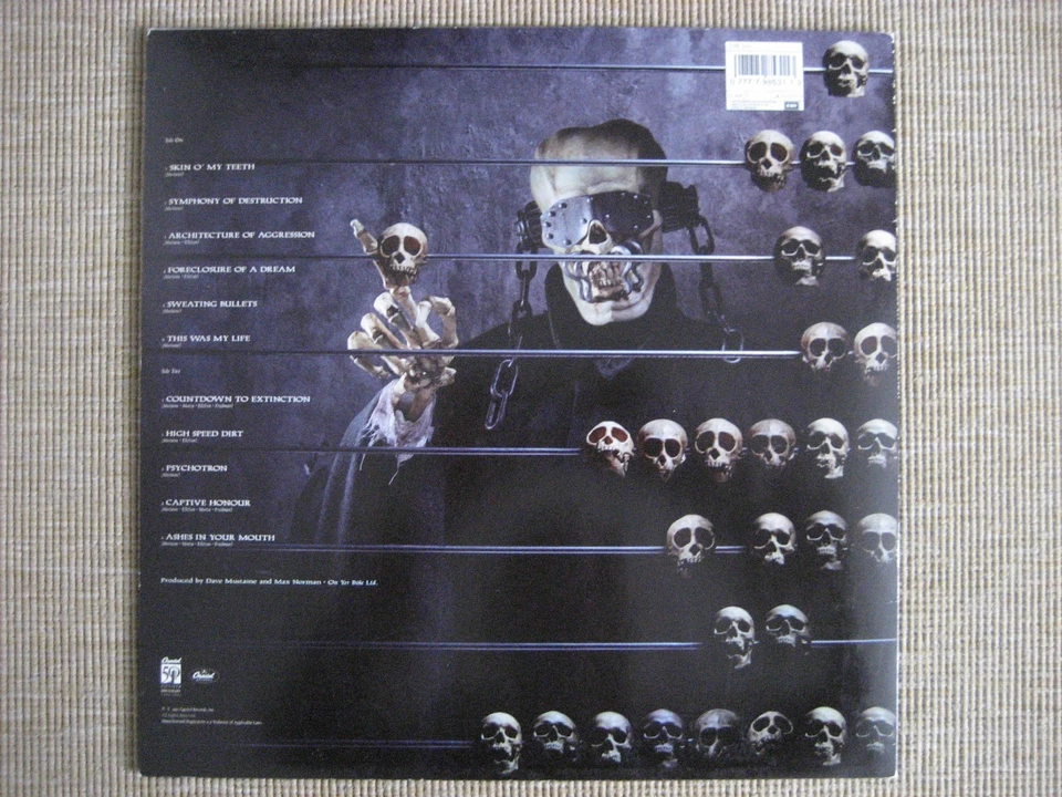 Megadeth Countdown To Extinction Vinyl LP Top Sammler Zustand - Image 2 of 4