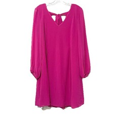 Nine West Pink Tent Dress With Bow Medium NWT