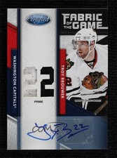 2011-12 Certified Jersey Number Signatures Prime 4/5 Troy Brouwer #36 Auto 0c3