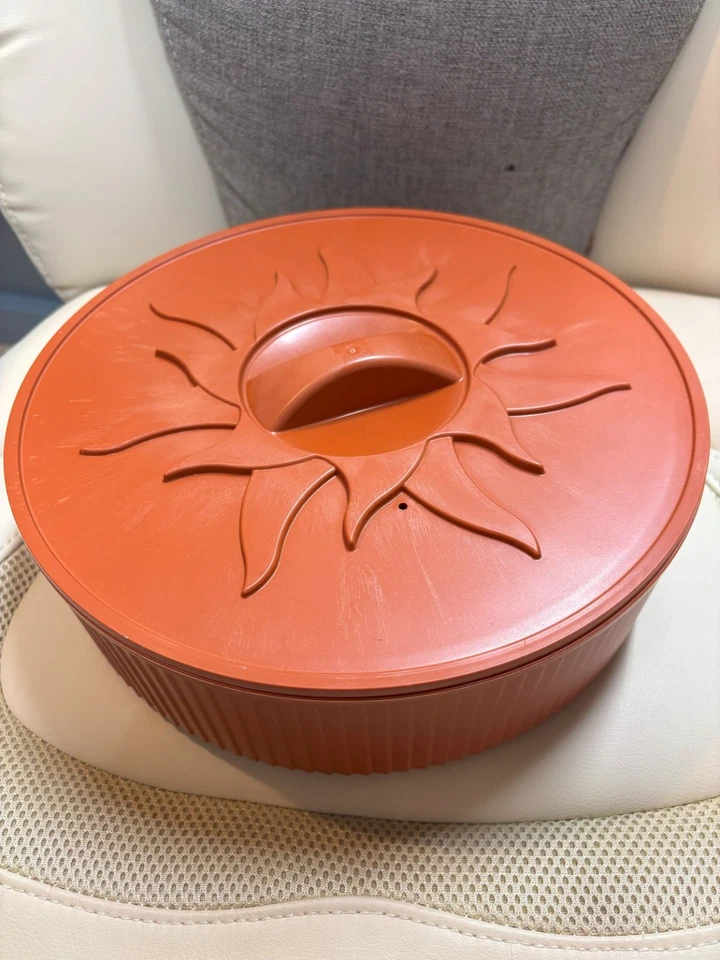 Nordic Ware микроволновая печь тортилья и блины подогреватель, 10 дюймов оранжевый новый - Изображение 4 из 4