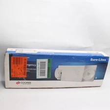 Cooper Lighting LED Emergency Light with NiCad Battery and Coverage Area of 25'