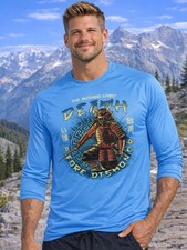 Men  s UPF50 Sun Protection Long Sleeve Shirt, Quick Dry UV Rash Guard, Lightwei