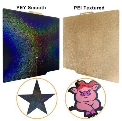 Bambu Lab PEI/PEO/PEY Federstahl Bauplatte 257×257 mm A1 X1C P1S 3D Drucker