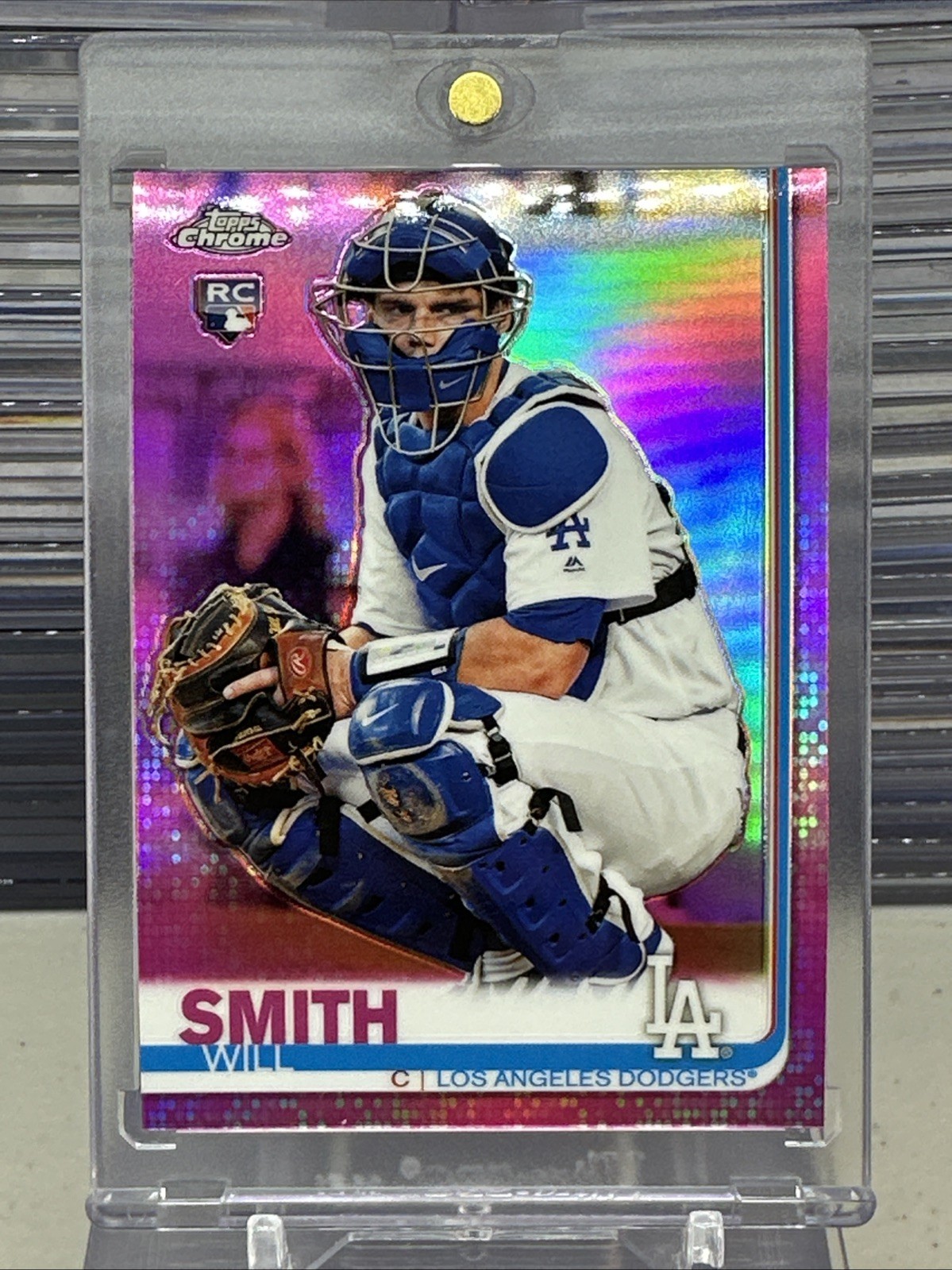 Will Smith 2019 Topps Chrome Update Rookie Pink Refractor #47 RC Dodgers