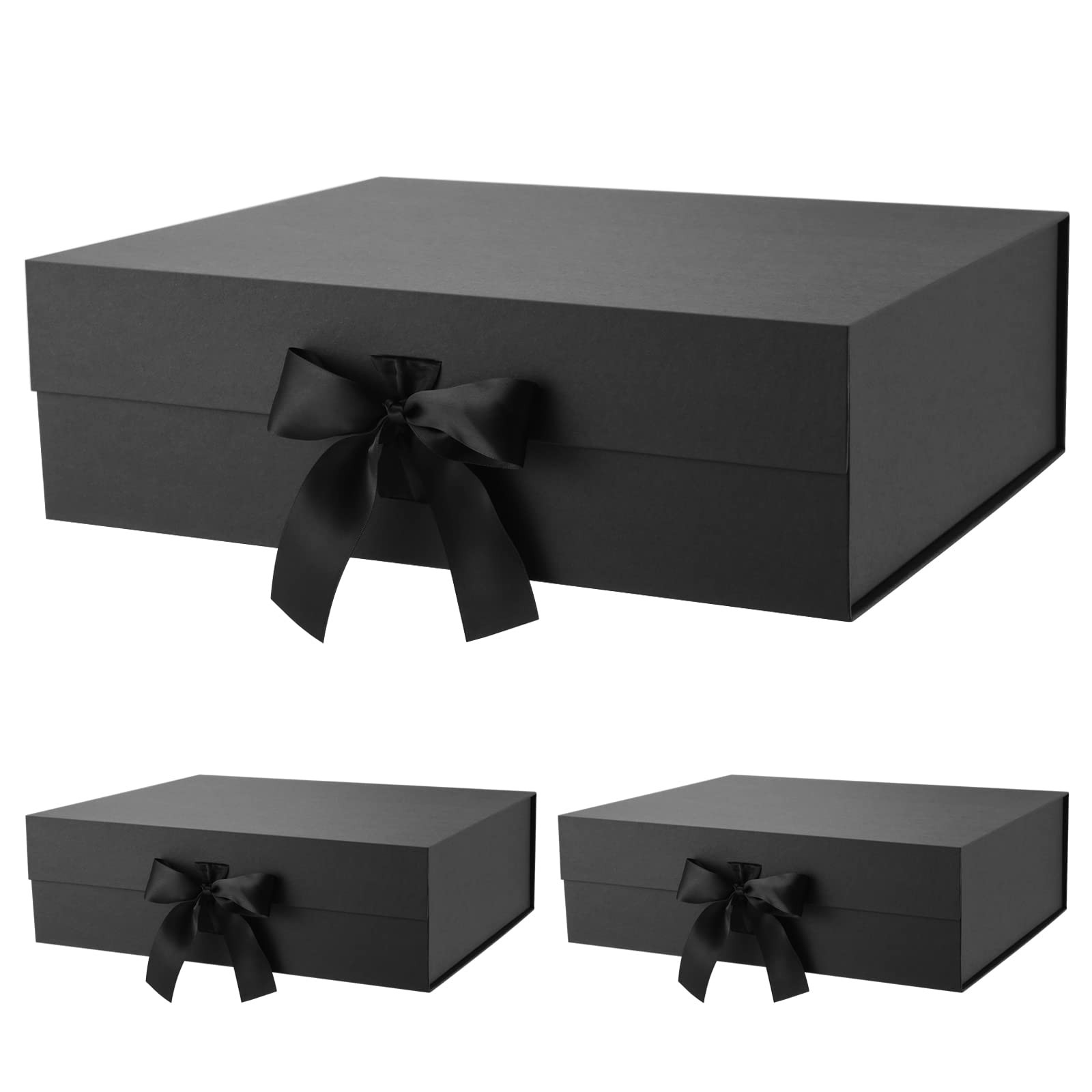 Es W/ Ribbon 16.3x14.2x5" For Presents & Storage