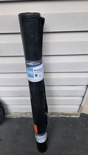 Trafficmaster 200 sq. ft. Roll 120 in. W x 20 ft. L x 6 mil T Moisture...