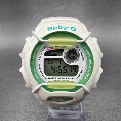 Casio Baby-G BGX-130 Watch Women 42mm Blue White Alarm Chronograph Round NewBatt