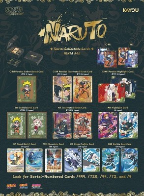 Kayou Naruto NINJA AGE - Premium Collector Box (16 Packs) w/ x1