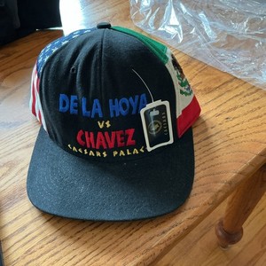 Vintage Oscar De La Hoya vs Julio Cesar Chavez Fight Hat New Ultimate Revenge