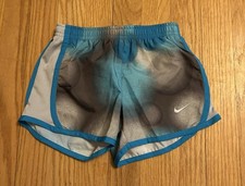 NWT Little Girls Nike Dri-Fit Ombr Athletic Shorts With Brief Lining - Size 4