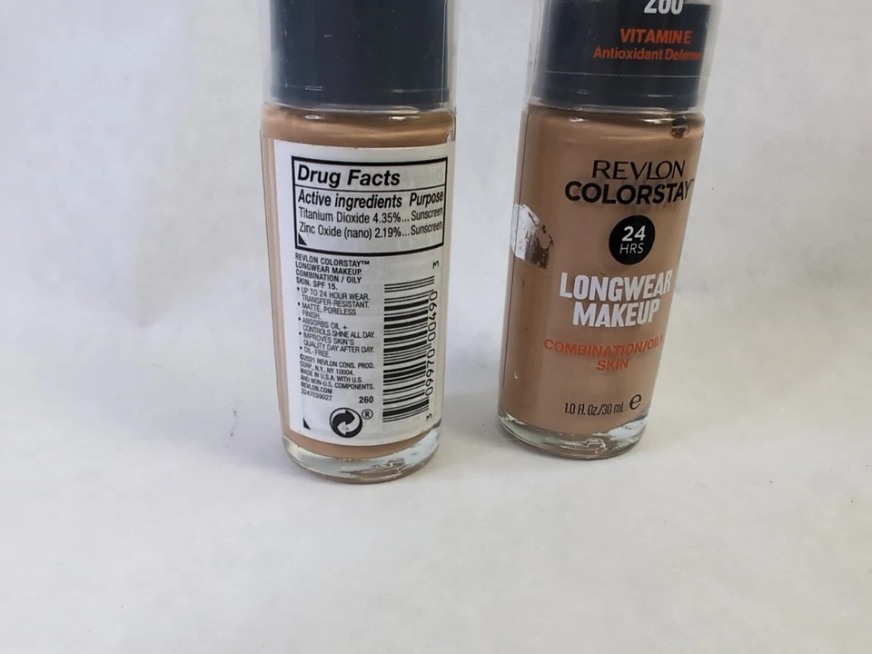 Revlon Colorstay Makeup Liquid Foundation Pump Combination/Oily #260 Light Honey - Image 4 of 4