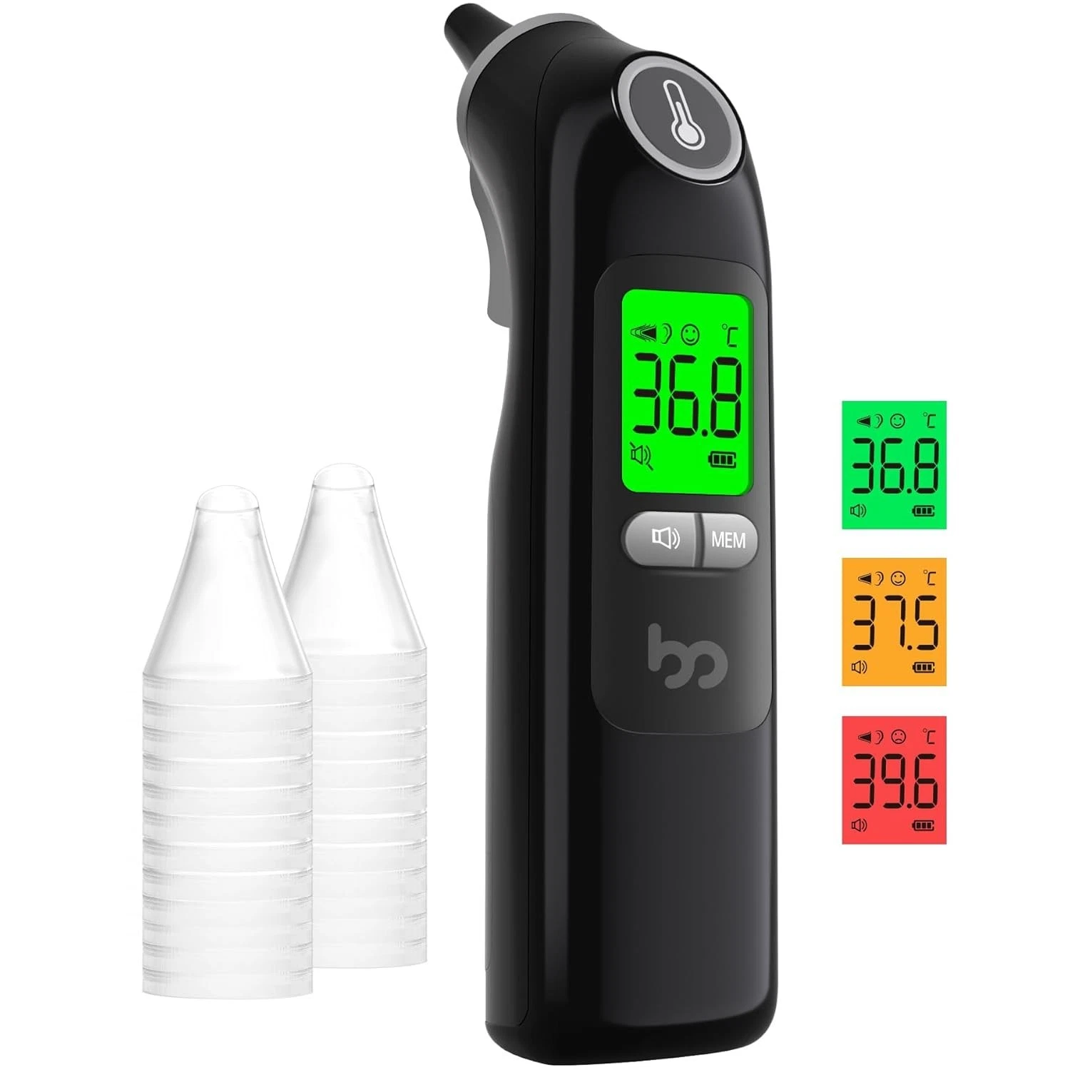 femometer family Ear Thermometer Professional Accuracy 3-Color Fever Alert Code
Opens in a new windo