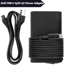 Dell 65W Watt USB-C Type C Laptop Charger AC Power Adapter HA65NM190, DA65NM190