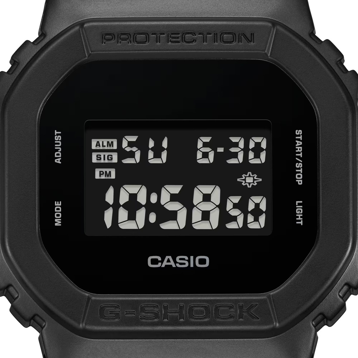 CASIO G-Shock Watch Digital Rubber Black Watch DW-5600UBB-1 | 5600