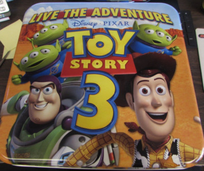DISNEY PIXAR - TOY STORY 3 - LIVE THE ADVENTURE - PROMOTIONAL TIN