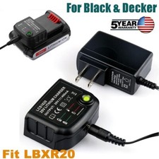 LCS1620 Lithium Battery Charger For Black Decker 20V Battery LBXR20 LBXR20-OPE