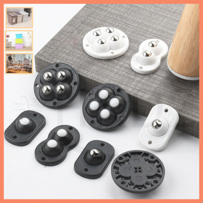 PLAFOPE 8 Stück Mini Möbelrollen Selbstklebend - 360° Drehbar Für Kisten & Möbel