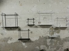 3er Set Wandregal aus Metall / Hängeregal  Regale in Schwarz oder Weiß Cube TIP