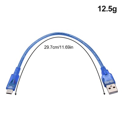 20Pieces 30CM Type C to USB-A USB Charger Cable Data Transfer Cable Adapter Cord