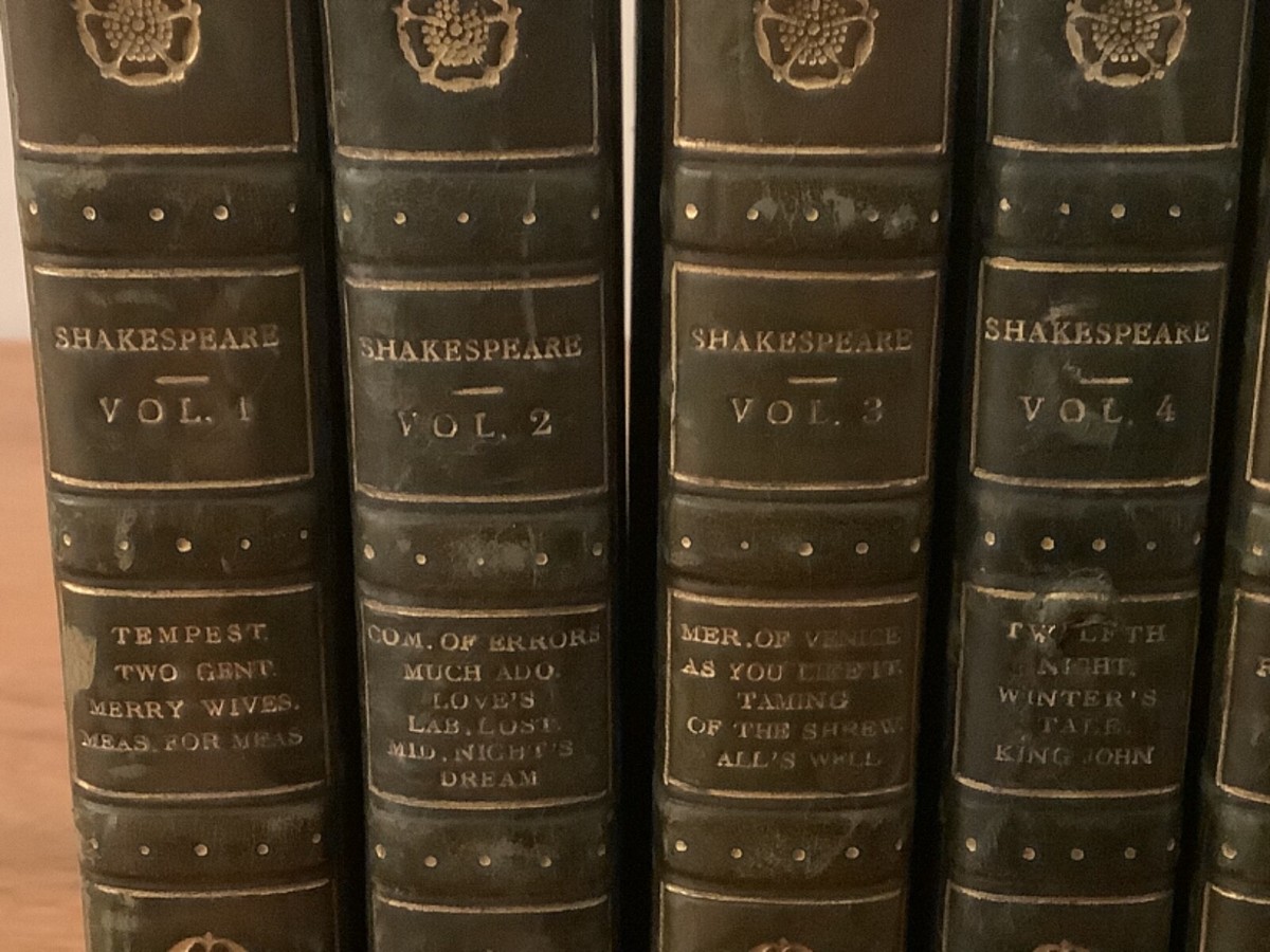 1896 12 Vols. Shakespeare's Comedies, Histories, Tragedies