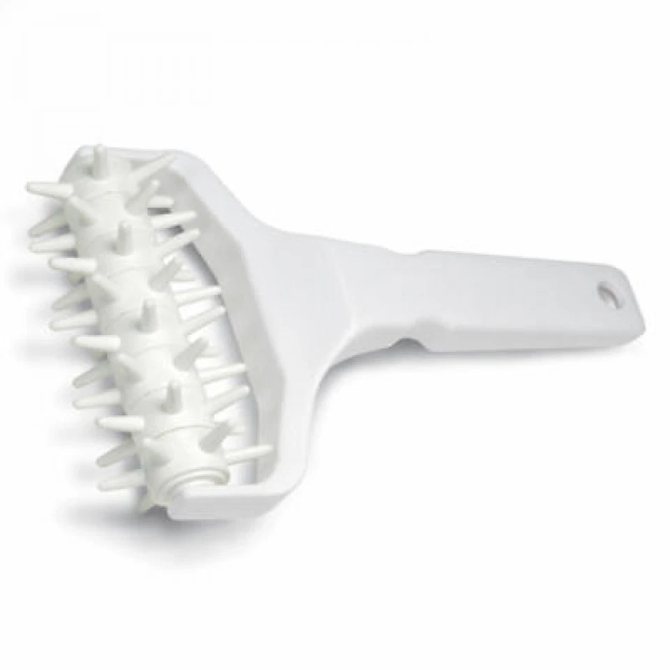 Plastic Wheel Pizza Pie Pastry Dough Docker Pitter Kitchen Baking Rolling Pins - Image 2 of 3