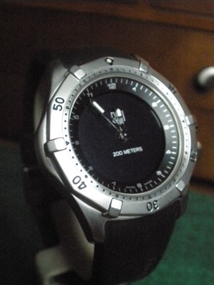 tag heuer dual display watch