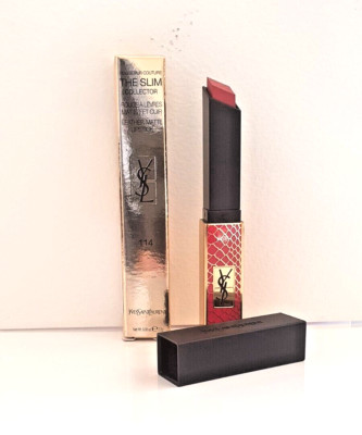 Yves Saint Laurent Rouge Pur Couture The Slim Lippenstift 114 Dial R.E.D  NEU