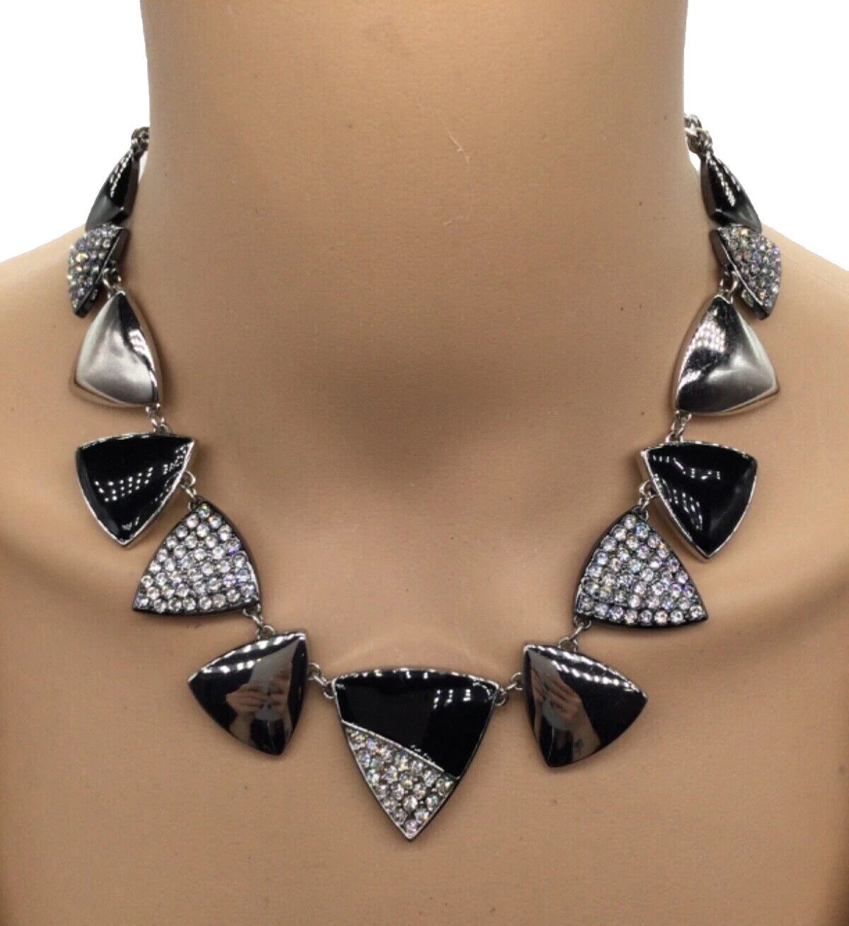 Declaración de cristal blanca Moda Collares y Colgantes