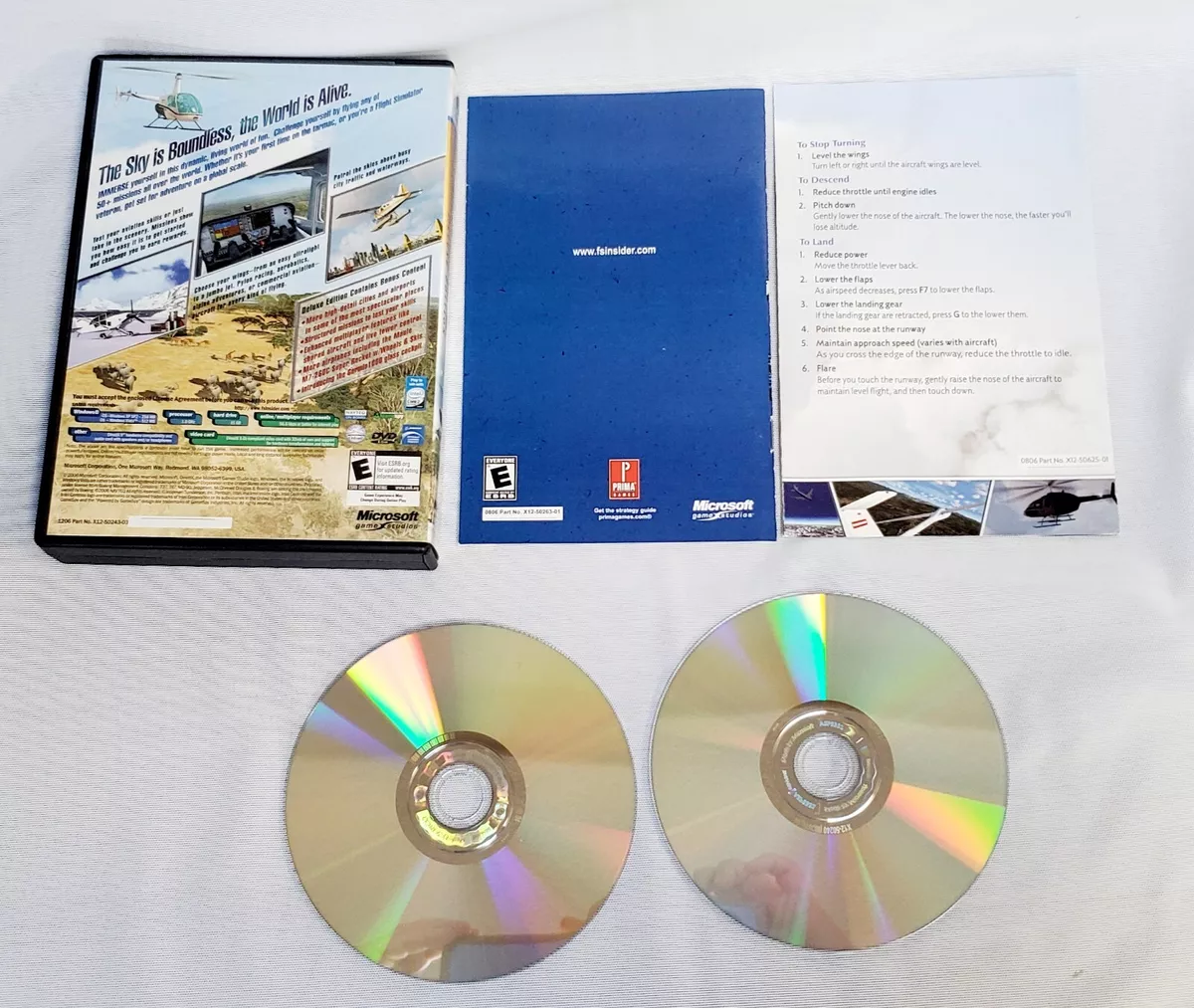 Microsoft Flight Simulator X Deluxe Edition Microsoft PC Físico