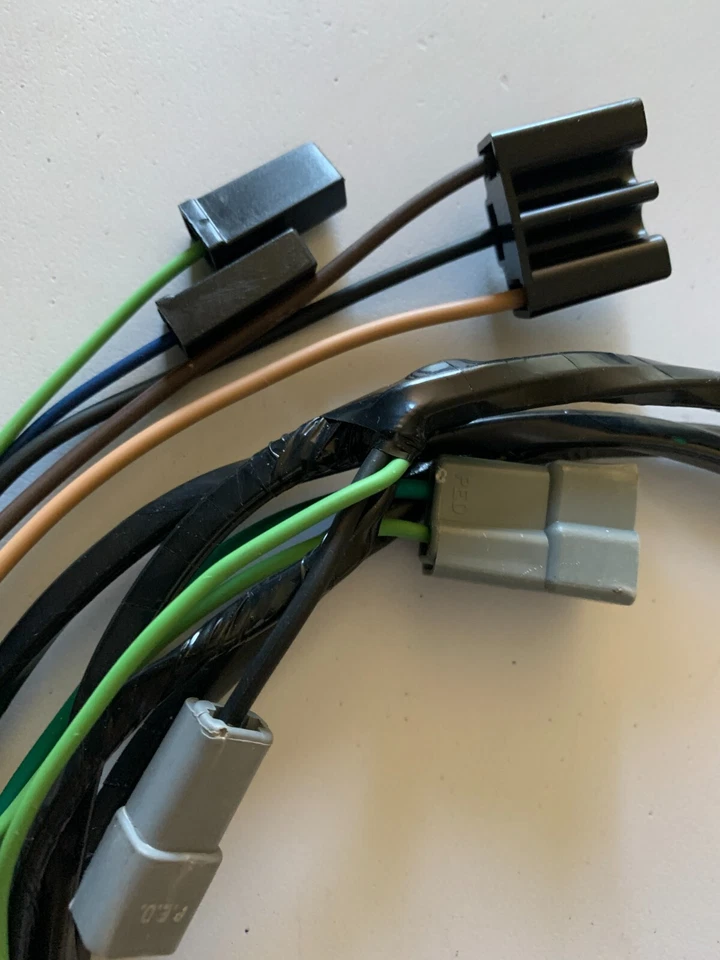 1970-73 Plymouth Barracuda Dodge Challenger A/C Heater Harness Foto 2 de 4
