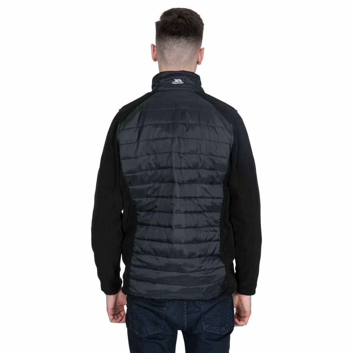 Mens Trespass Saunter Fleece Hybrid 
