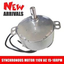 110V AC 15-18RPM Shaft Rotation CW 4W Gear Motor TYC-50 Small Synchronous Motor