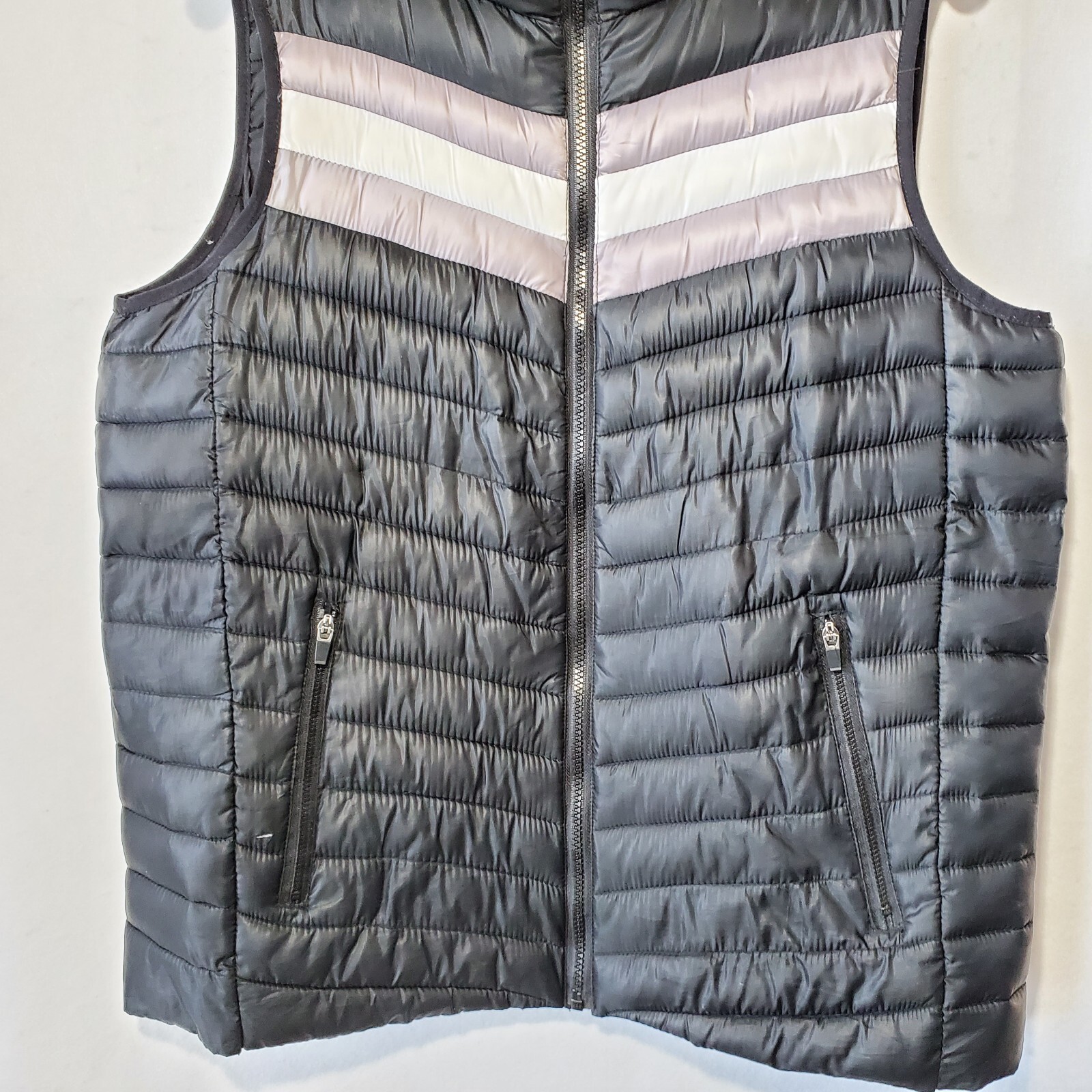 Fabletics Vest Mens Large Black Solid Full Zip Sl… - image 3