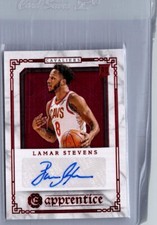 2020-21 Panini Chronicles #APR-LST Lamar Stevens Apprentice Signatures Red