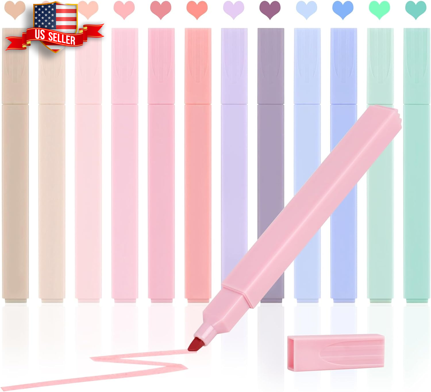 12Pcs Bible Highlighters, Bible Highlighters No Bleed, Pastel Highlighter Set, C-image