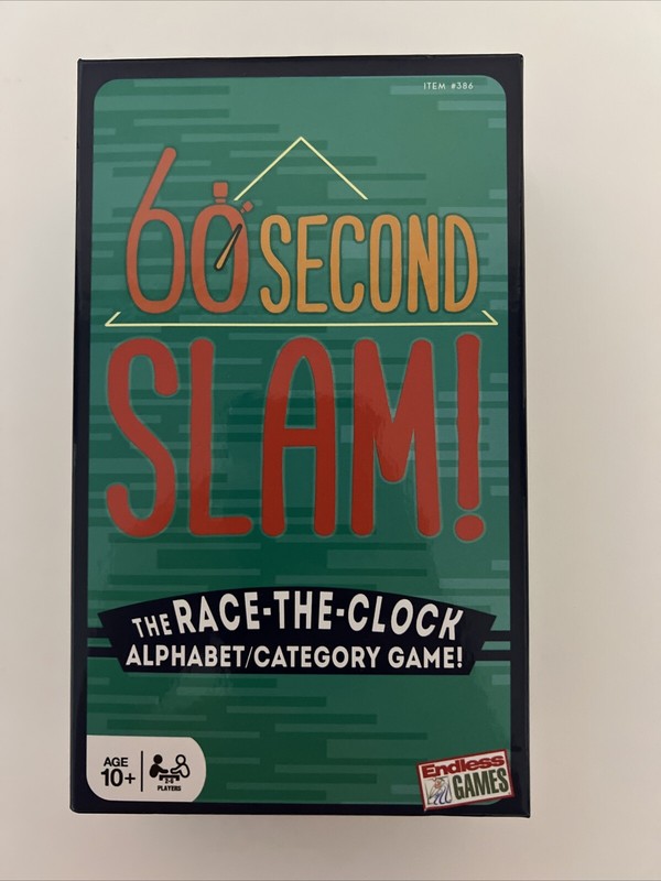 60 Second Slam! Alphabet/Category Game
