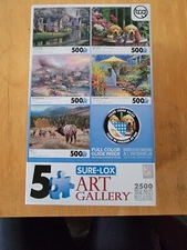 Sure-Lox 5 Art Gallery.  2500 total pieces.  Five separate inside